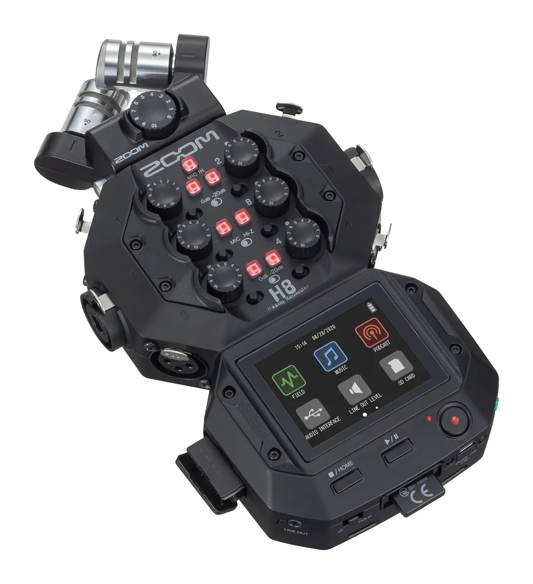 Zoom H8 | Handheld 8-input / 12-track Portable H...