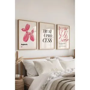 Ç-300360 - 5070 multicolor dekorativni set slika (3 komada)
