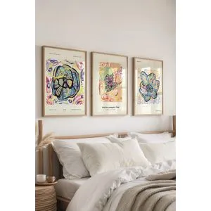Ç-300376 - 5070 Višenamenski set dekorativnih slika (3 komada)
