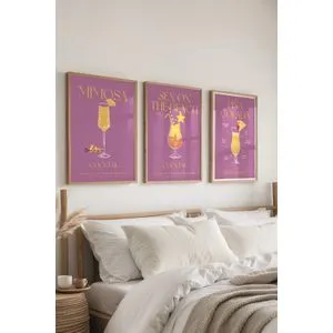 Ç-300536 - 5070 Višenamenski dekorativni set slika (3 komada)