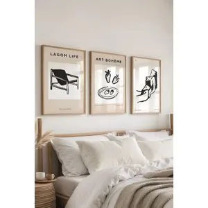 Ç-300589 set dekorativnih slika 50 x 70 cm (3 komada)