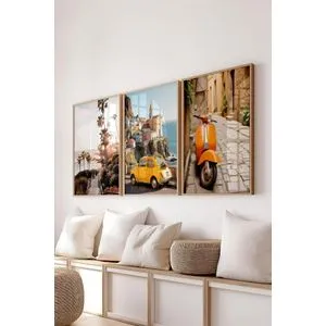 Ç-300701 - 3040 set dekorativnih slika u više boja (3 komada)