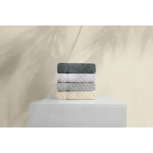 1013A-047-1 Multicolor Face Towel Set (4 Pieces)