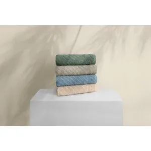 1014A-047-1 Multicolor Face Towel Set (4 Pieces)