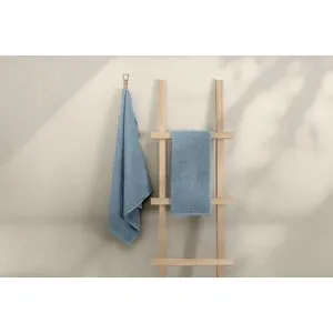 1035A-044-2 Blue Bath Towel Set (2 Pieces)