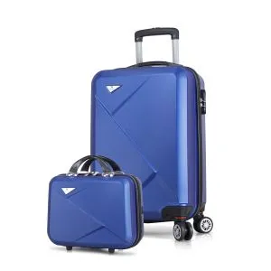 1376 Blue Suitcase Set (2 Pieces)