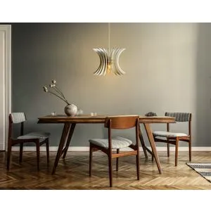 148-T White Chandelier