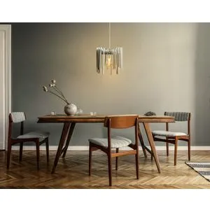154-T White Chandelier
