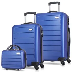 1659 Blue Suitcase Set (3 Pieces)