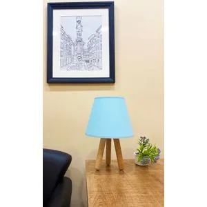 203- M- Wood Blue
Natural Table Lamp