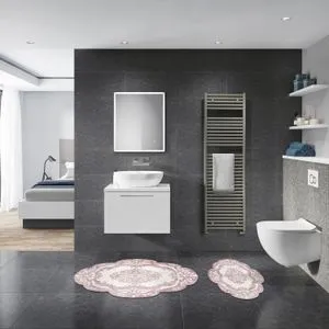 21010715Pu Powder Bathmat Set (2 Pieces)