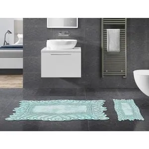 21016115Mv Blue Bathmat Set (2 Pieces)