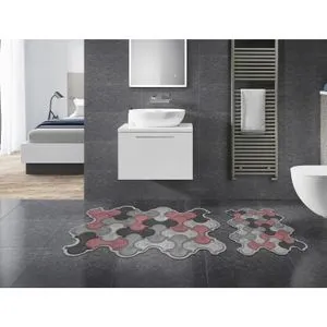 210Fg42115Pu Powder Bathmat Set (2 Pieces)