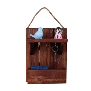 214-Ka Drveni Držač Ključeva od Orahovog Drveta