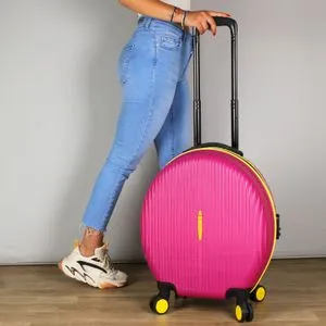 2385 Fuchsia Suitcase