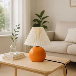 242029 Cream
Orange Table Lamp
