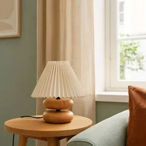 242078 Cream
Oak Table Lamp
