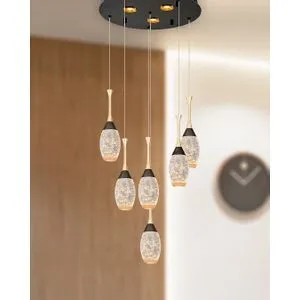 2819-6A Gold Black luster