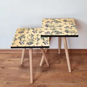 2Shp11 - Beige Beige
Black
White Nesting Table (2 Pieces)