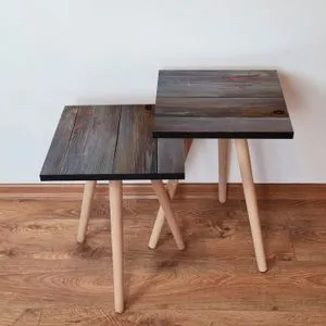 2Shp120 - Brown Brown
Grey Nesting Table (2 Pieces)
