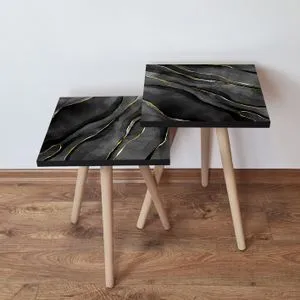 2Shp164 - Black Black
Yellow
White Nesting Table (2 Pieces)