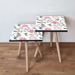 2Shp211 - Multicolor Multicolor Nesting Table (2 Pieces)