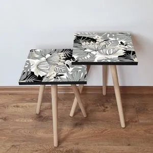 2Shp213 - Black Black
White
Grey
Beige Nesting Table (2 Pieces)
