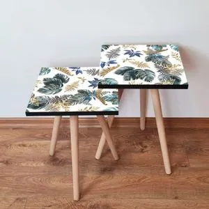 2Shp217 - Grey Grey
Green
White
Gold Nesting Table (2 Pieces)