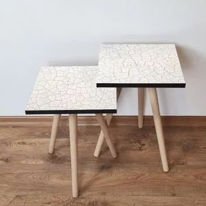 2Shp221 - White White
Grey Nesting Table (2 Pieces)