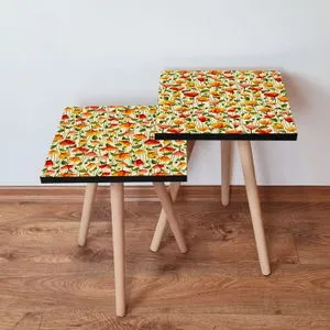 2Shp248 - Multicolor Multicolor Nesting Table (2 Pieces)