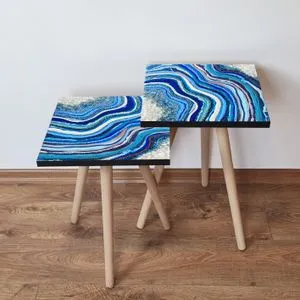 2Shp290 - Multicolor Multicolor Nesting Table (2 Pieces)