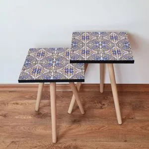 2Shp34 - Beige Beige
Navy Blue
Yellow Nesting Table (2 Pieces)