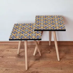 2Shp35 - Orange Orange
Navy Blue
White Nesting Table (2 Pieces)