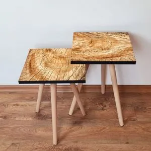 2Shp351 - Camel Camel Nesting Table (2 Pieces)
