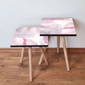 2Shp383 - Pink Pink
White
Gold Nesting Table (2 Pieces)