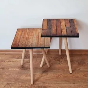 2Shp404 - Brown Brown
Camel Nesting Table (2 Pieces)
