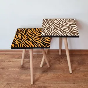 2Shp434 - Orange Orange
Black
Brown
White Nesting Table (2 Pieces)