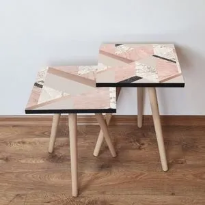 2Shp453 - Pink Pink
Mink
Beige
White Nesting Table (2 Pieces)