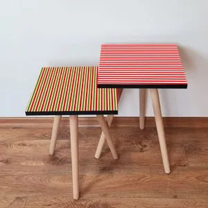 2Shp481 - Green Green
White
Red Nesting Table (2 Pieces)