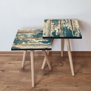 2Shp5 - Green Green
Cream Nesting Table (2 Pieces)