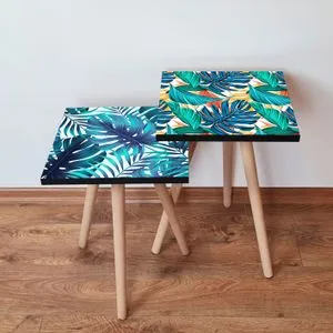 2Shp501 - Multicolor Multicolor Nesting Table (2 Pieces)