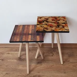 2Shp523 - Brown Brown
Camel
Claret Red
Beige Nesting Table (2 Pieces)