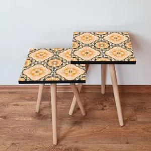 2Shp53 - Orange Orange
Grey
Black Nesting Table (2 Pieces)