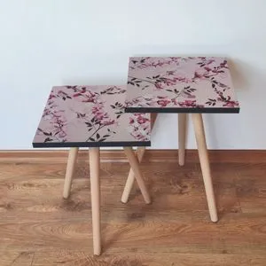 2Shp61 - Pink Pink
White
Black Nesting Table (2 Pieces)