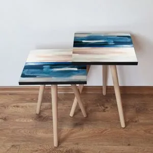 2Shp94 - Navy Blue Navy Blue
Beige
White Nesting Table (2 Pieces)