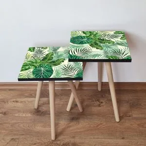 2Shp98 - Green Green
Cream Nesting Table (2 Pieces)