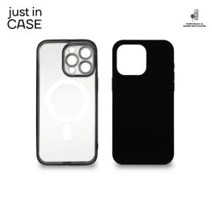 2u1 Extra case MAG MIX PLUS paket CRNI za iPhone 15 Pro Max