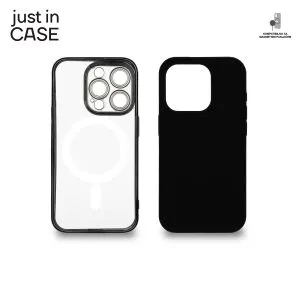 2u1 Extra case MAG MIX PLUS paket CRNI za iPhone 15 Pro