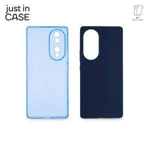 2u1 Extra case MIX paket PLAVI za Honor 70