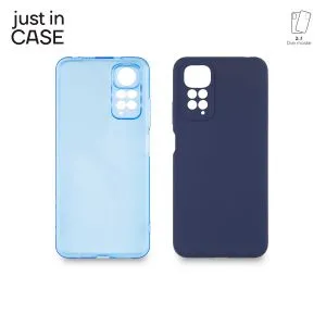 2u1 Extra case MIX paket PLAVI za Redmi Note 11